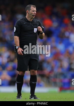 Ipswich, Regno Unito. 18 Agosto, 2018. Arbitro, Tim Robinson - Ipswich Town v Aston Villa, Sky scommessa campionato, Portman Road, Ipswich - XVIII Agosto 2018 Credit: Richard Calver/Alamy Live News Foto Stock