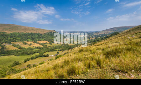 Paesaggio Parco Nazionale di Brecon Beacons Foto Stock