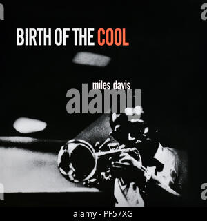 Miles Davis - copertina originale dell'album in vinile - Birth of the Cool - 1957 Foto Stock