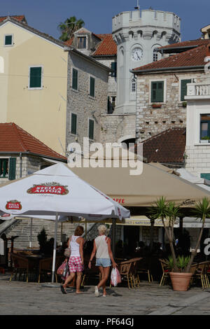 Il centro storico, Herceg Novi, Montenegro Foto Stock