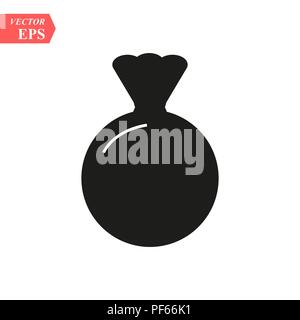 Deliziosa candy icona. Illustrazione semplice della deliziosa candy icona vettore per eps web10 Illustrazione Vettoriale