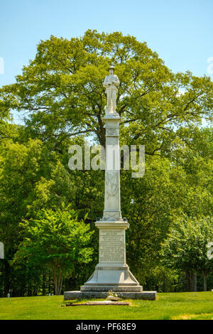 Cimitero confederato, cimitero Drive, Spotsylvania Courthouse, Virginia Foto Stock