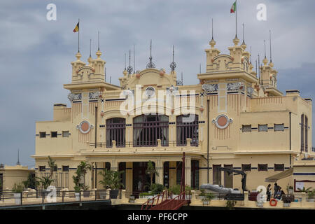 PALERMO, SICILIA, ITALIA - 21 MAGGIO 2018: Il Ristorante Charleston nella località di Mondello Foto Stock