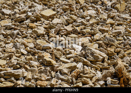 Pietra di cava, Eyzahut, Drome, Francia Foto Stock