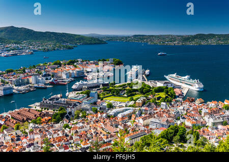 Tall Ships gare a Bergen. Foto Stock