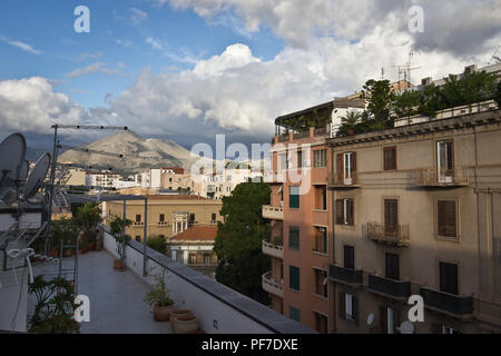Mountain View, Palermo, Sicilia, Italia Foto Stock
