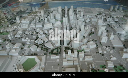 Miniatura 3D Architect Design-Detroit Michigan- Model Design Foto Stock