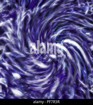 Un riassunto originale fotografia di lattine in alluminio pronto per il riciclaggio è stata modificata e migliorata per creare questo unico e colorato astratto che lo Foto Stock