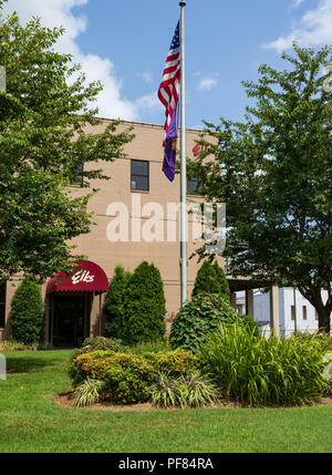 HICKORY, NC, Stati Uniti d'America-19 AUG. 2018: un locale Elks Lodge. Foto Stock