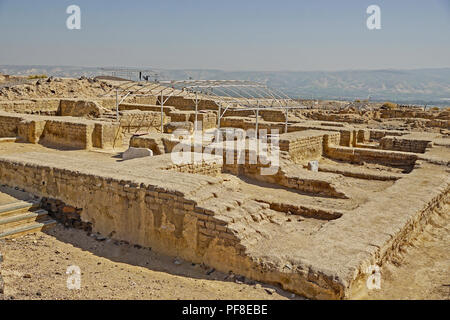 Israele, Bet Shean vista generale. Durante il periodo ellenistico Bet Shean aveva una popolazione greca e fu chiamato Scythopolis. Nel 64 A.C. fu preso da t Foto Stock