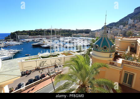 Il porto Hercule, Monaco, Principaute de Monaco, Foto Stock