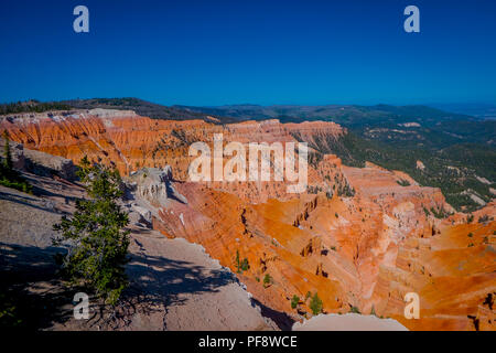 Vista superiore del Grand Canyon National Park, North Rim al tramonto. Arizona Foto Stock