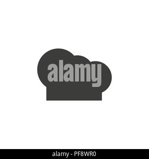 Chef icona hat cucina semplice segno illustrazione vettoriale.eps 10 Illustrazione Vettoriale