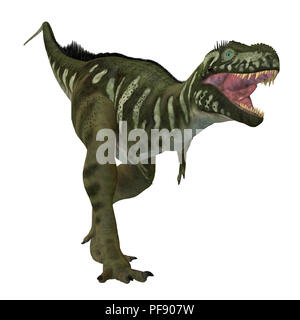 Bistahieversor dinosauro - Bistahieversor era un carnivoro theropod dinosauro che viveva in Nuovo Messico, America del Nord durante il Cretacico. Foto Stock