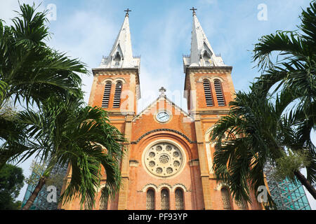 Il Vietnam la cattedrale di Notre Dame a Ho Chi Minh City Viet Nam Foto Stock
