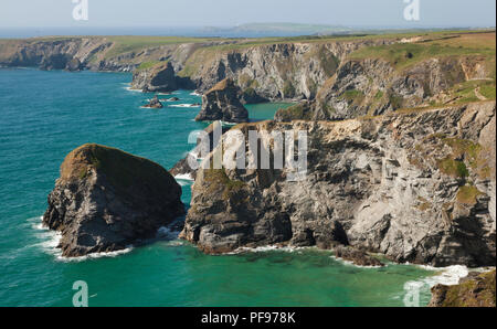 Tregurrian, Cornwall, Regno Unito Foto Stock