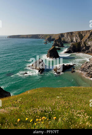 Tregurrian, Cornwall, Regno Unito Foto Stock