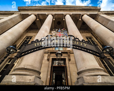 The Law Society 113 Chancery Lane Central London. La Law Society of England and Wales è l'associazione professionale che rappresenta i solicitors. Foto Stock