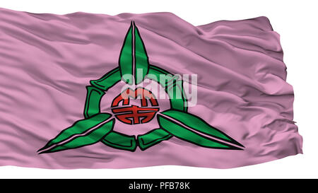 Hsinchu City Bandiera, Cina, isolati su sfondo bianco Foto Stock