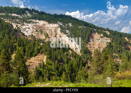 Gola Bletterbach vicino a Bolzano, Alto Adige Foto Stock