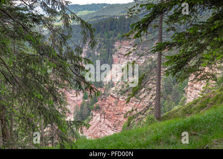 Gola Bletterbach vicino a Bolzano, Alto Adige Foto Stock