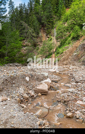 Gola Bletterbach vicino a Bolzano, Alto Adige Foto Stock