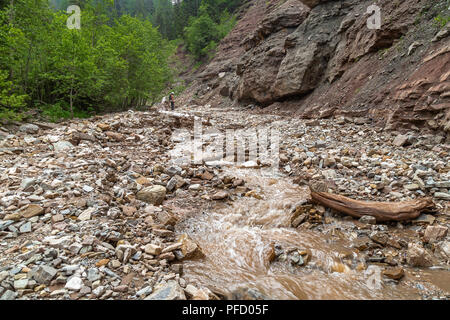 Gola Bletterbach vicino a Bolzano, Alto Adige Foto Stock