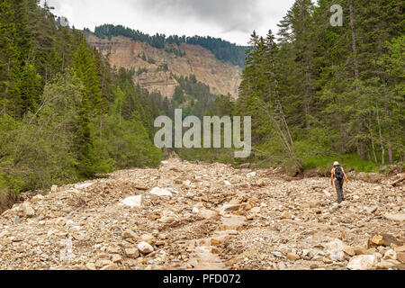 Gola Bletterbach vicino a Bolzano, Alto Adige Foto Stock