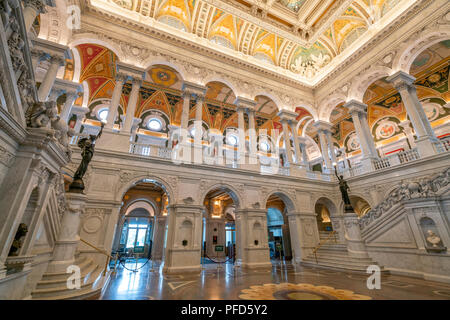 La Biblioteca del Congresso a Washington DC Foto Stock