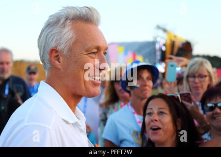 Attore Martin Kemp presso il Festival di riavvolgimento Sud 2018 a Henley-on-Thames, Regno Unito Foto Stock