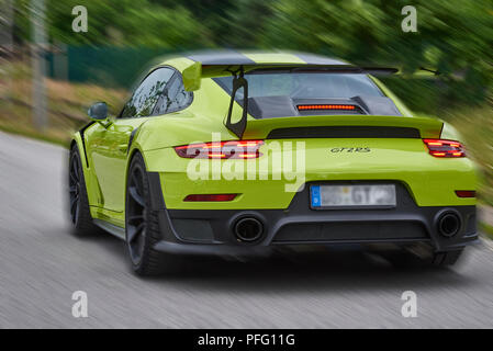 Porsche 991 GT2 RS, Tedesco sports car ,2018,limited edition Foto Stock