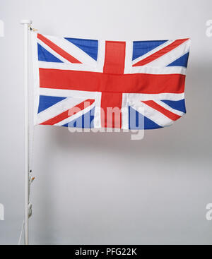 La bandiera britannica Foto Stock