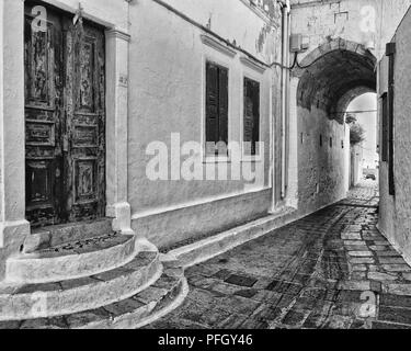 Tradizioni portali greco - porte al passato dove la storia è stata scritta Foto Stock