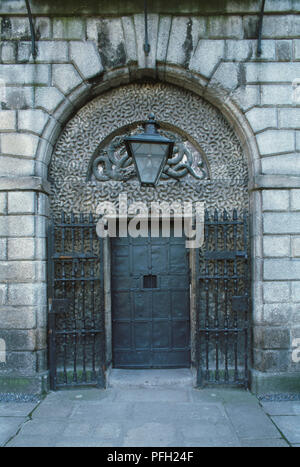 Irlanda, Dublino, entrata principale a Kilmainham Gaol. Foto Stock