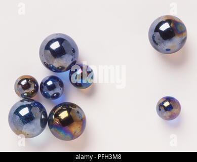 Argento marmi colorati Foto Stock