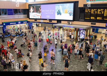 Euston Mainline stazione ferroviaria, Londra Foto Stock