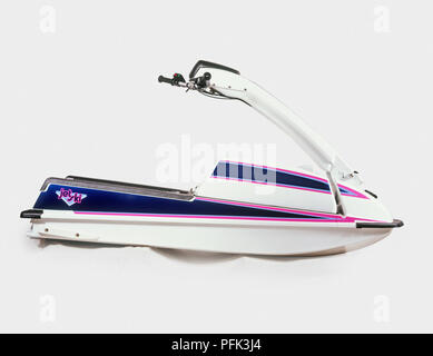 Jet Boat, vista laterale Foto Stock