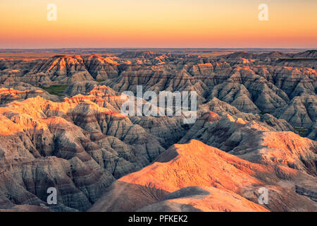 Badlands, Dakota del Sud Foto Stock