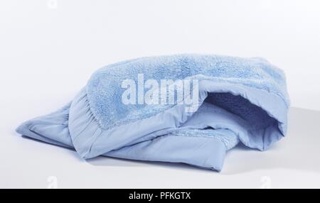 Blu per bambini coperta Foto Stock