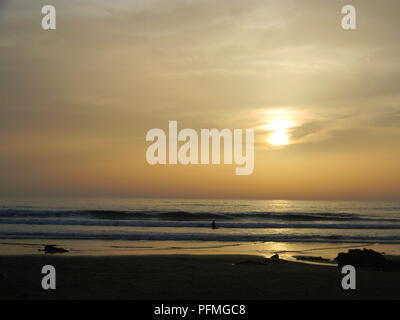 Tramonto a Amado Beach Foto Stock