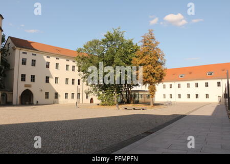 Das Schloss im Zentrum von Lutherstadt-Wittenberg Foto Stock
