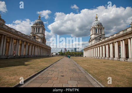 Il parco di Greenwich, cutty sark & Observatory Foto Stock