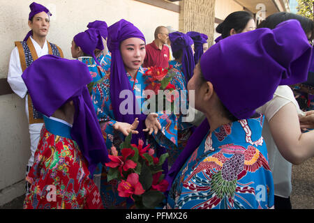 Nisei settimana Grand Parade, Giappone città di Los Angeles, California, Stati Uniti d'America Foto Stock