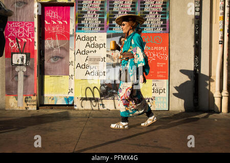 Nisei settimana Grand Parade, Giappone città di Los Angeles, California, Stati Uniti d'America Foto Stock