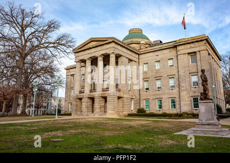 NC Edificio capitale Raleigh, Carolina del Nord Foto Stock
