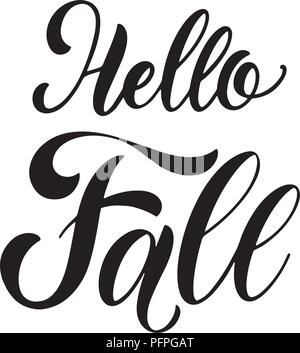 Ciao caduta lettering. Elementi per gli inviti, poster, biglietti d'auguri. I migliori Auguri di Buon Natale Illustrazione Vettoriale