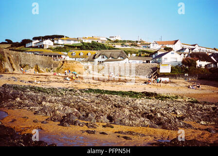 Mouthwell beach, Esterno speranza Cove, Speranza Cove, Kingsbridge, Regno Unito Foto Stock