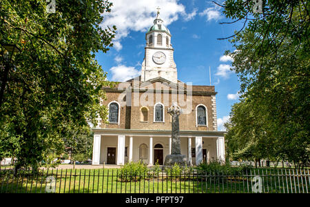 La Chiesa della Santa Trinità Clapham Common London REGNO UNITO Foto Stock