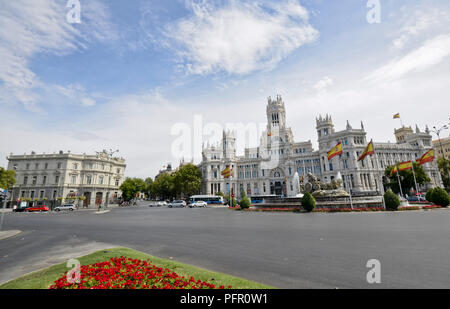 Plaza de Cibeles, Madrid, Spagna Foto Stock