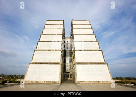 Repubblica Dominicana, Santo Domingo, Faro di Colon (Columbus faro), facciata Foto Stock